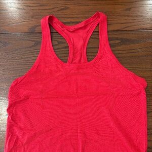 Lululemon Swiftly tech tank, red size 12, waist length